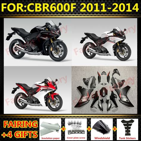 New ABS Motorcycle Whole Fairings Kit Fit For CBR600F 2011 2012 2013