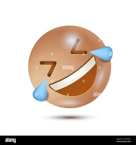 Rolling On The Floor Laughing Vector Illustration Emoji D Emoticon