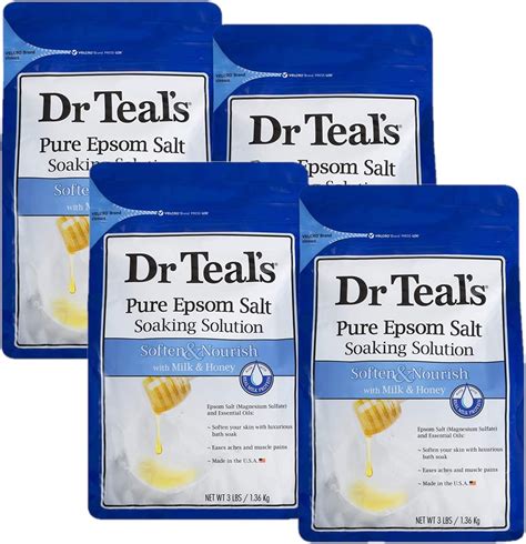 Amazon Dr Teal S Epsom Salt Soaking Solution Soften Nourish