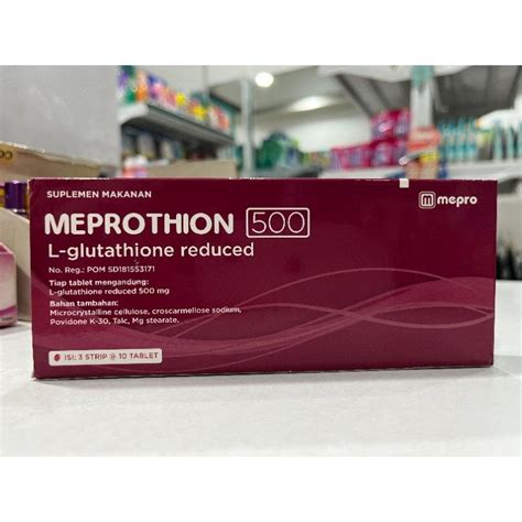 Jual MEPROTHION 500 Isi 10 Tablet Per Strip Shopee Indonesia