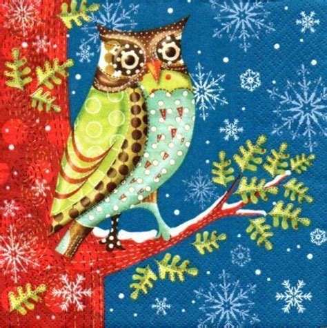 Pin By Kaatje Kakelkip On Servetten Napkins Owl Grinch Painting