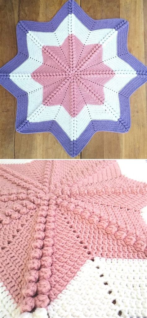 Star Shaped Crochet Blankets Ideas Crochet Blanket Patterns Crochet Throw Blanket Crochet