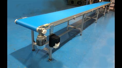 Aluminium Belt Conveyor Large Youtube