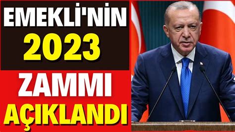 EMEKLİLERİN OCAK 2023 ZAMMI HESAPLANDI SSK BAĞKUR 4C MAAŞ ZAMMI NE OLDU