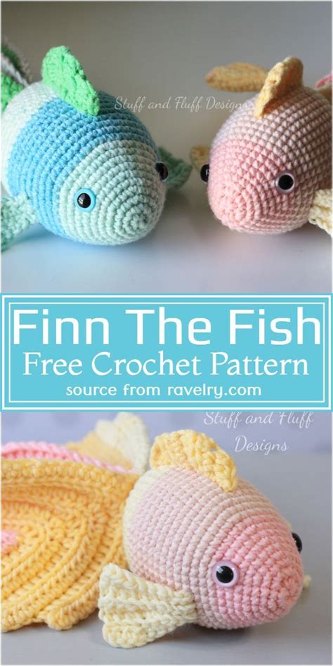 Free Crochet Fish Patterns For Everyone Crochet Fish Crochet Fish