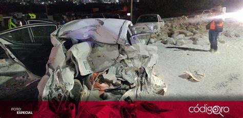 Accidente en carretera 57 deja 2 personas lesionadas CódigoQro