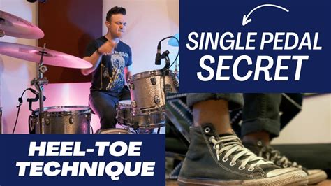 Faster Single Pedal Kicks The Heel Toe Technique Explained Drumsolos