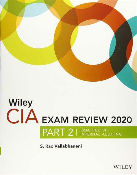 Wiley CIA Exam Review 2020 Part 2 Practice Of Internal Auditing