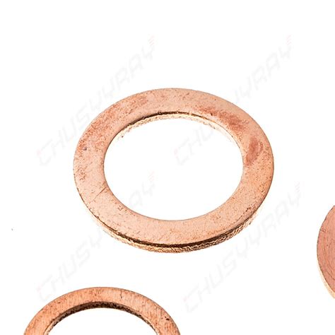 Pcs Flat Copper Washer Assortment Set Sizes M M O Ring Copper