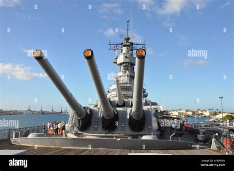 Uss Missouri Battleship At Pearl Harbor In Hawaii Stock Photo Alamy