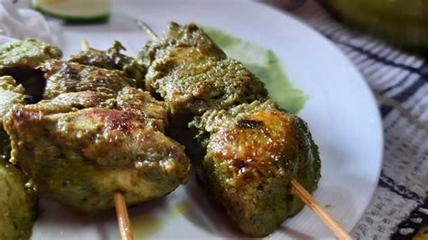 চিকেন হারিয়ালি কাবাব রেসিপি।।chicken Hariyali Kebab।। Hariyali Tikka Kebab।।green Chicken Kabab