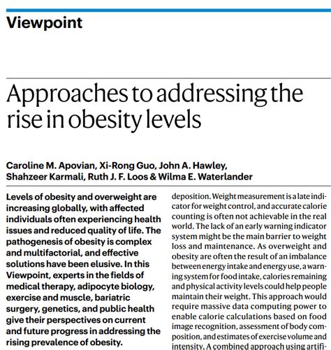 Nature Reviews Endocrinology On Twitter In This New Viewpoint Article