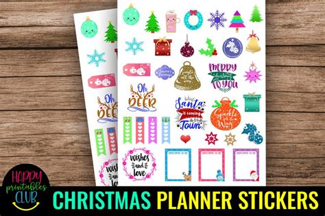 CHRISTMAS PLANNER STICKERS