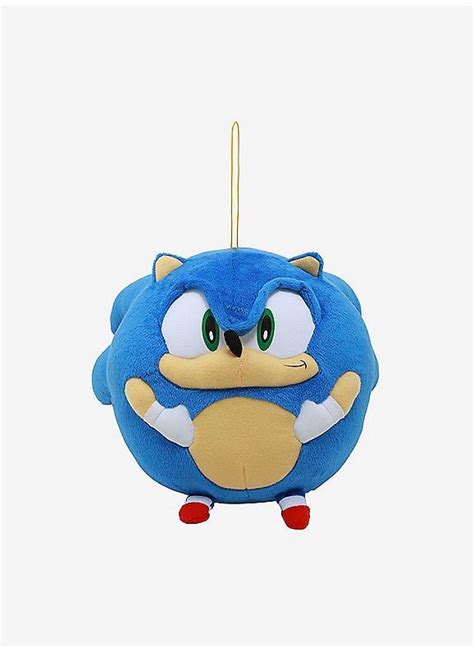 Hot Topic Sonic The Hedgehog 8 Inch Ball Plush Sonic Plush Toys