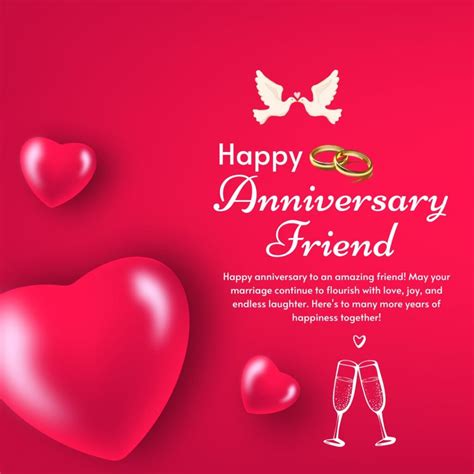 200+ Wedding Anniversary Wishes For Friends - DayWisher