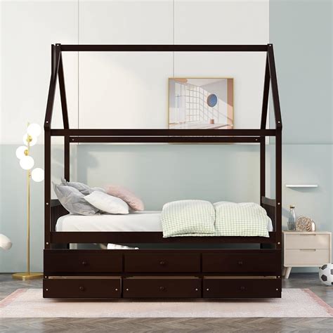 Buy Softsea Full Size Daybed With Trundle And Drawers Solid Wood