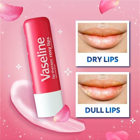 Vaseline Lip Therapy Stick Rosy Lips And Cocoa Butter Variety Pack 48g
