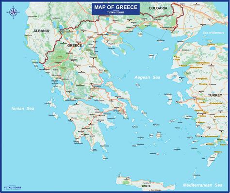 TUTKU TOURS - GREECE MAPS