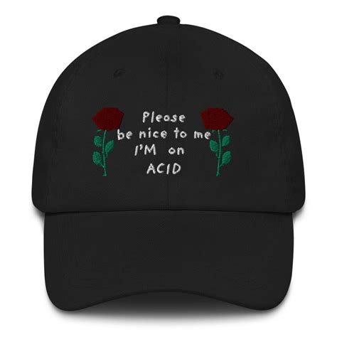 Please Be Nice to Me I'm on Acid Hat | Etsy