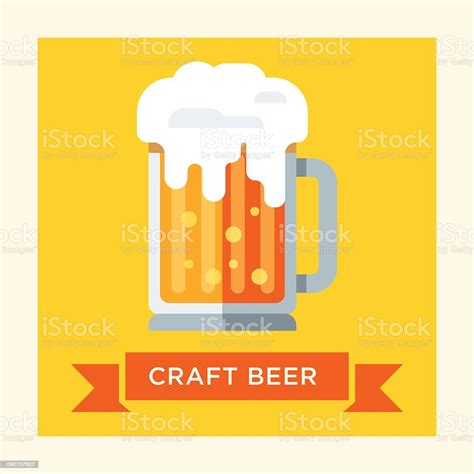 The Craft Beer Glass Stock Illustration Download Image Now Advertisement Art And Craft