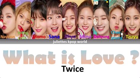 Twice What Is Love Japanese Ver Color Coded Kanrom Eng Lyrics Youtube