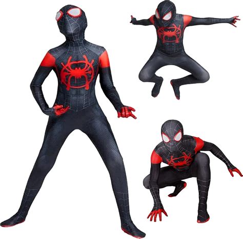 Kitimi Spider kostüm kinder Superheld 3D Anime Anzugfür Bodysuit Miles