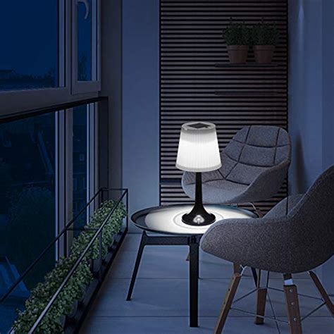 Solar Table Lamp Outdoor Indoor For Living Room Bedroom Patio Modern