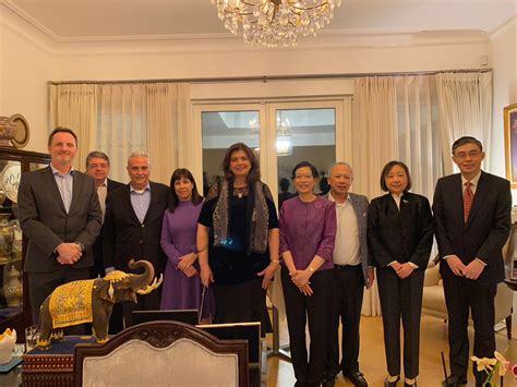 Ambassador Of Thailand Hosted Dinner For Ambassadors And Spouses From