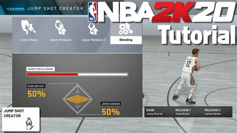 How To Use The Custom Jump Shot Creator NBA 2K20 Tutorial YouTube