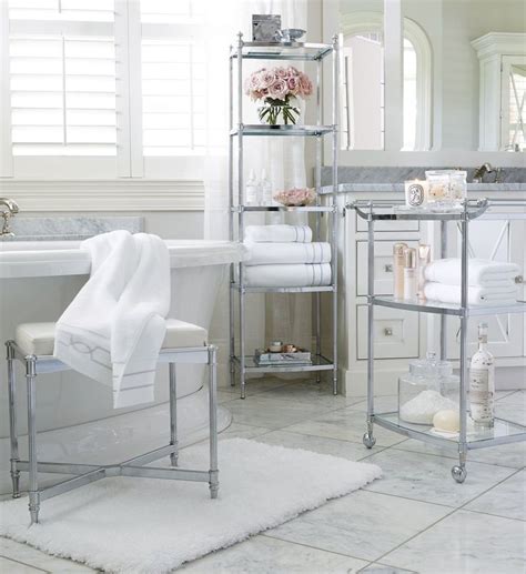 Belmont Etageres Frontgate Dream Bathrooms Simple Bathroom Decor