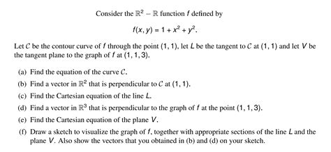 Solved Consider The R2 R ﻿function F ﻿defined