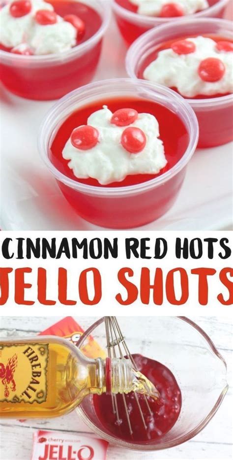 Make These Yummy Cinnamon Red Hots Jello Shots Fun Valentines Day Idea