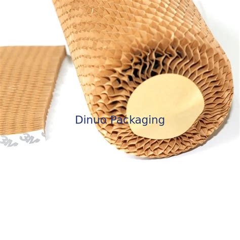 Compostable Honeycomb Packing Paper For Wine Cushioning Wrap Paper Roll