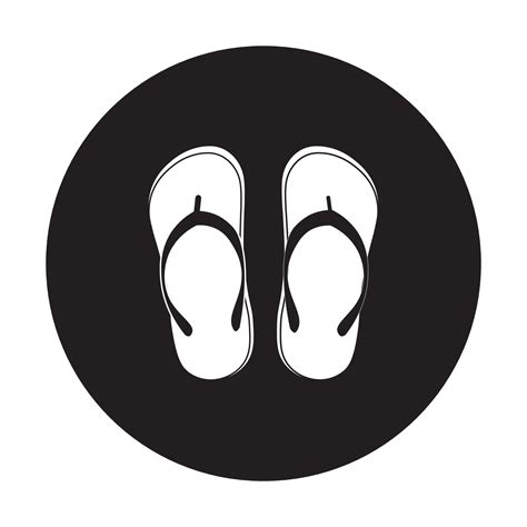 slippers logo vector design template 10837607 Vector Art at Vecteezy