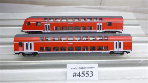 Fleischmann H0 Modeltrein Goederenwagon 2 Dubbeldekkerwagen Met