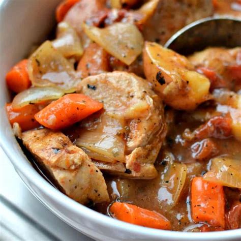 Pork Roast With Potatoes And Carrots In Dutch Oven Chicken Pot Pie Recipe