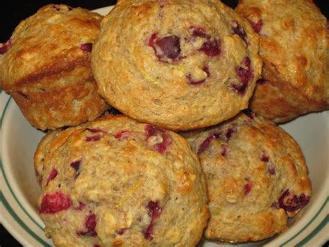 Muffins Aux Canneberges Et Au Citron