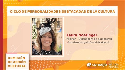 Ciclo De Personalidades Destacadas De La Cultura Laura Noetinger YouTube