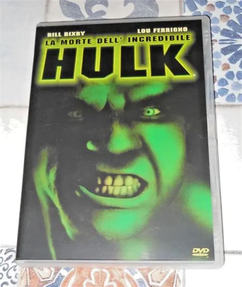 La Morte Dell Incredibile Hulk Dvd Raro E Fuori Catalogo Eur