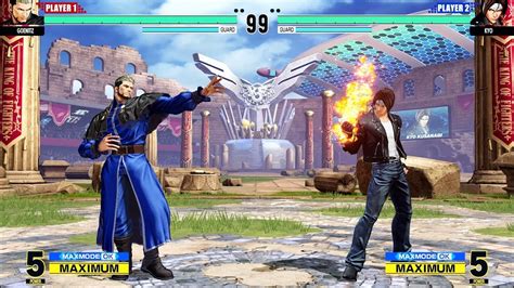 Goenitz Vs Kyo Kusanagi Hardest AI KOF XV PS5 4K 60FPS YouTube