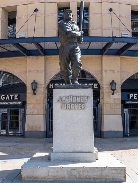 Pittsburgh Pennsylvania Usa March The Honus Wagner Statue