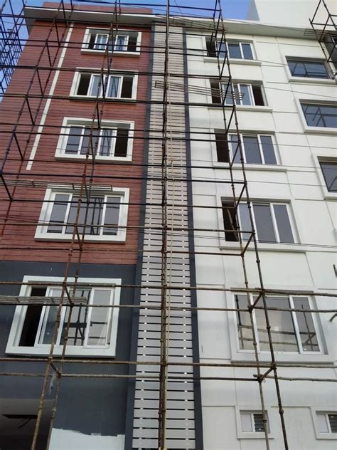 Exterior Elevation Aluminum Acp Fabrication Service Thickness Mm