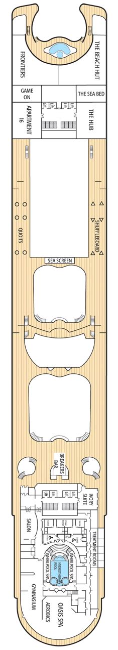 Azura Deck Plans Ship Layout Staterooms Map Cruise Critic