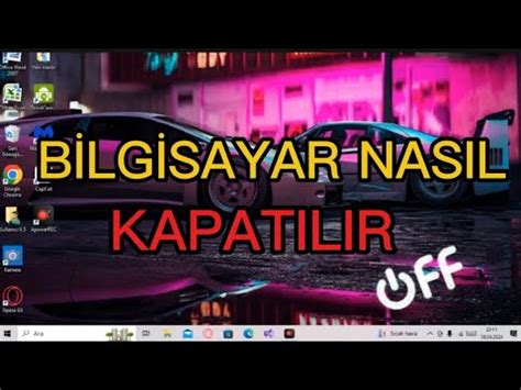 BİLGİSAYAR NASIL KAPATILIR NET ÇÖZÜM 100 YouTube