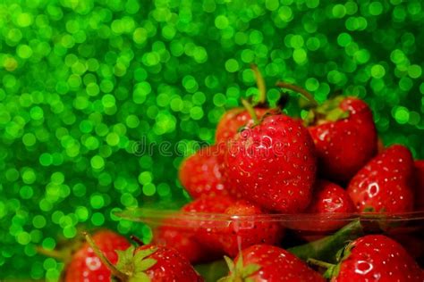 Strawberry Glitter Scrapbook Background Stock Image Image Of Girl