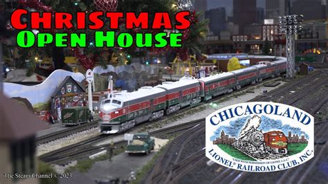 Massive Lionel Layout Christmas Open House Chicagoland Lionel