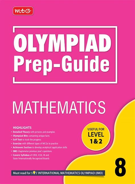 Olympiad Prep Guide Class 8 Science Olympiad Foundation