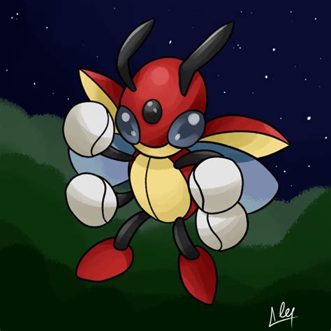 Daily Pokemon #002 - Ledian by Alex-The-Pyro on DeviantArt