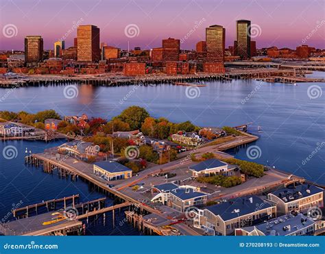 South Boston Waterfront Neighborhood In Boston Massachusetts Usa