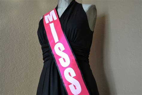 How To Make A Pageant Ribbon Sash Pageant Sashes Pageant Sash